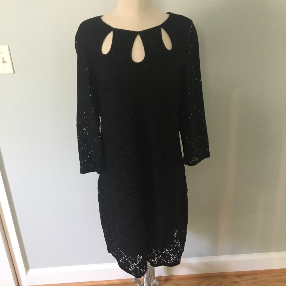 long sleeve lace dress by Laundry size medium